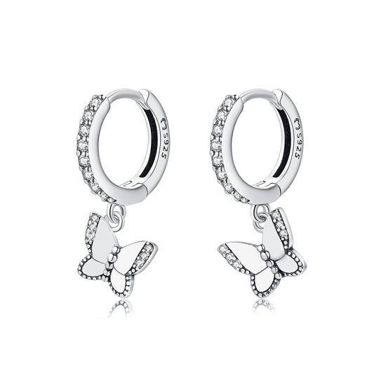 Strahlende Schmetterlings-Ohrringe – Lyrielle | Shop Nory
