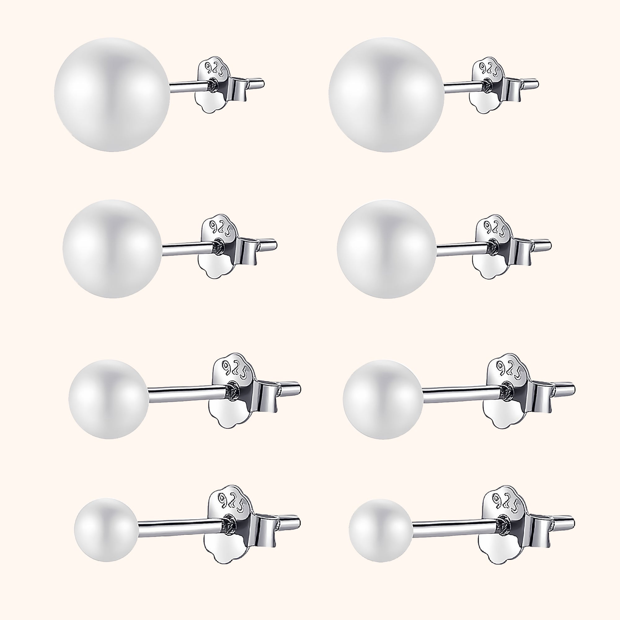 Stilvolle Perlen-Ohrstecker – Celina | Shop Nory
