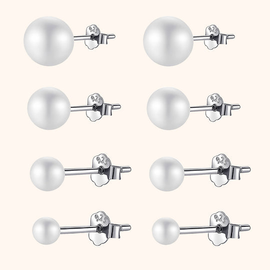 Stilvolle Perlen-Ohrstecker – Celina | Shop Nory
