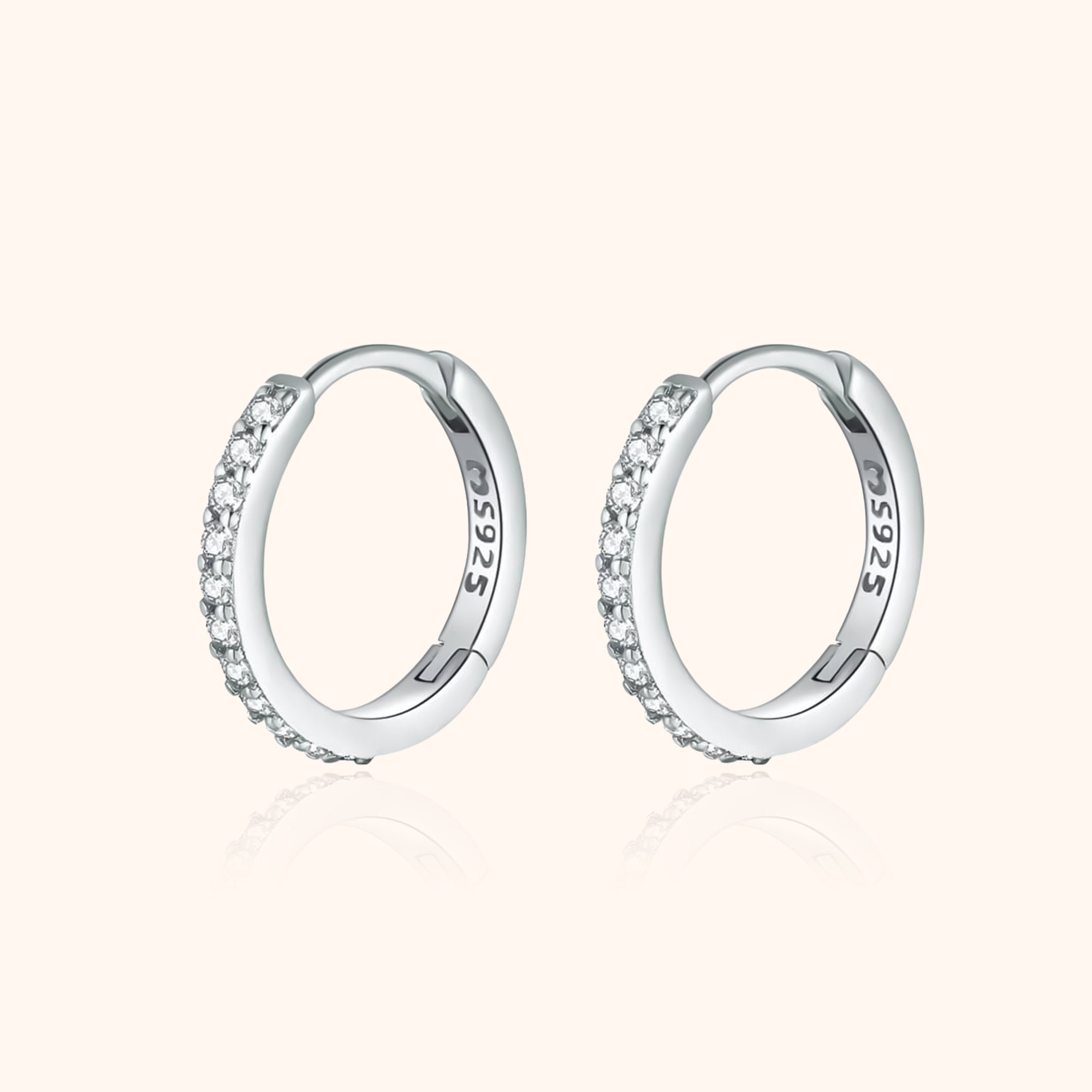 Strahlende Zirkonia-Ohrringe – Iriana | Shop Nory