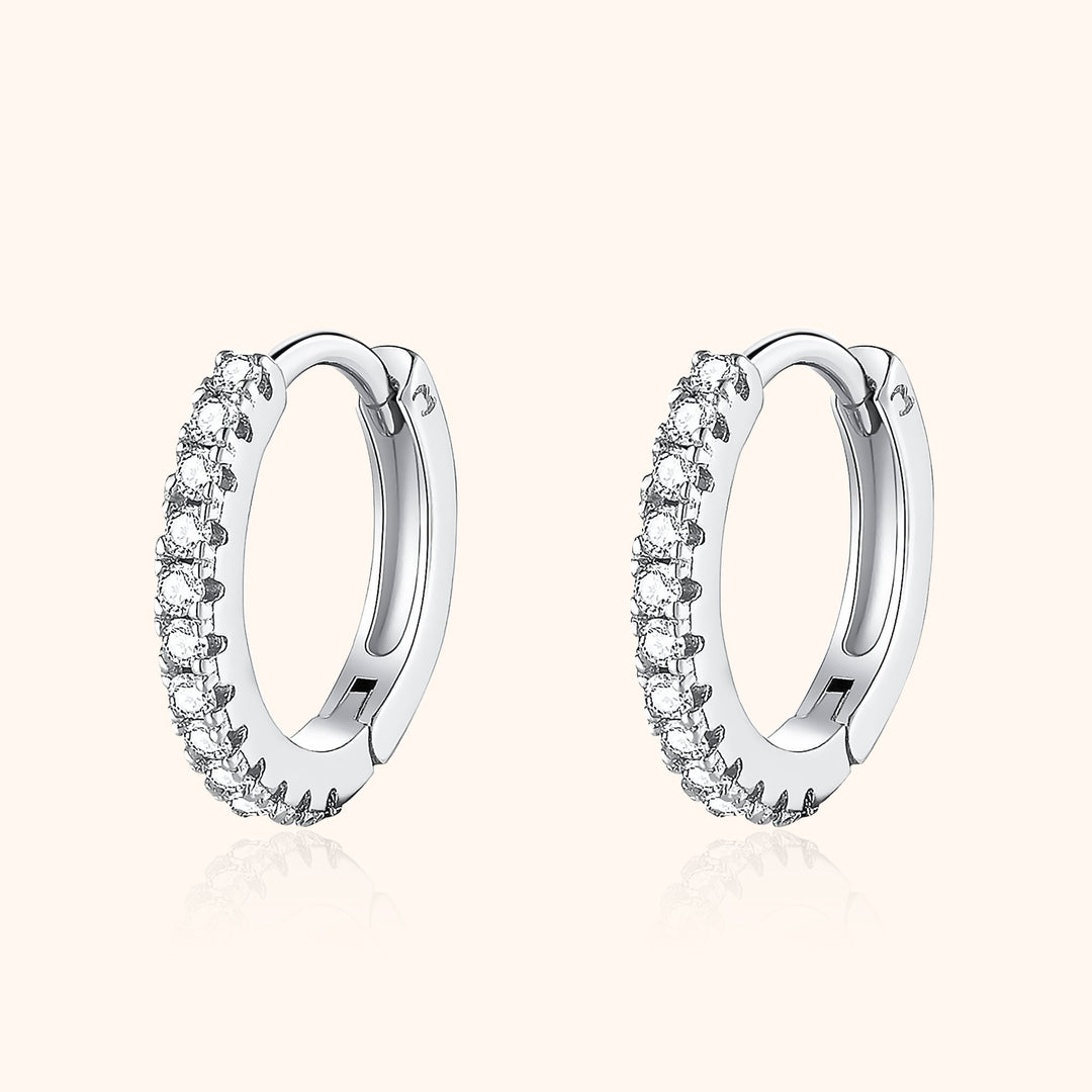 Stilvolle Zirkonia-Creolen – Aurina | Shop Nory