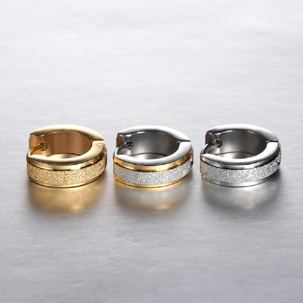 Gold & Silver Titanstahl Antiallergische Kleine Creolen | Shop Nory