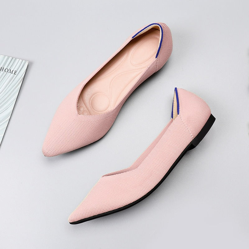 Beige BallerinaKomfortschuhe