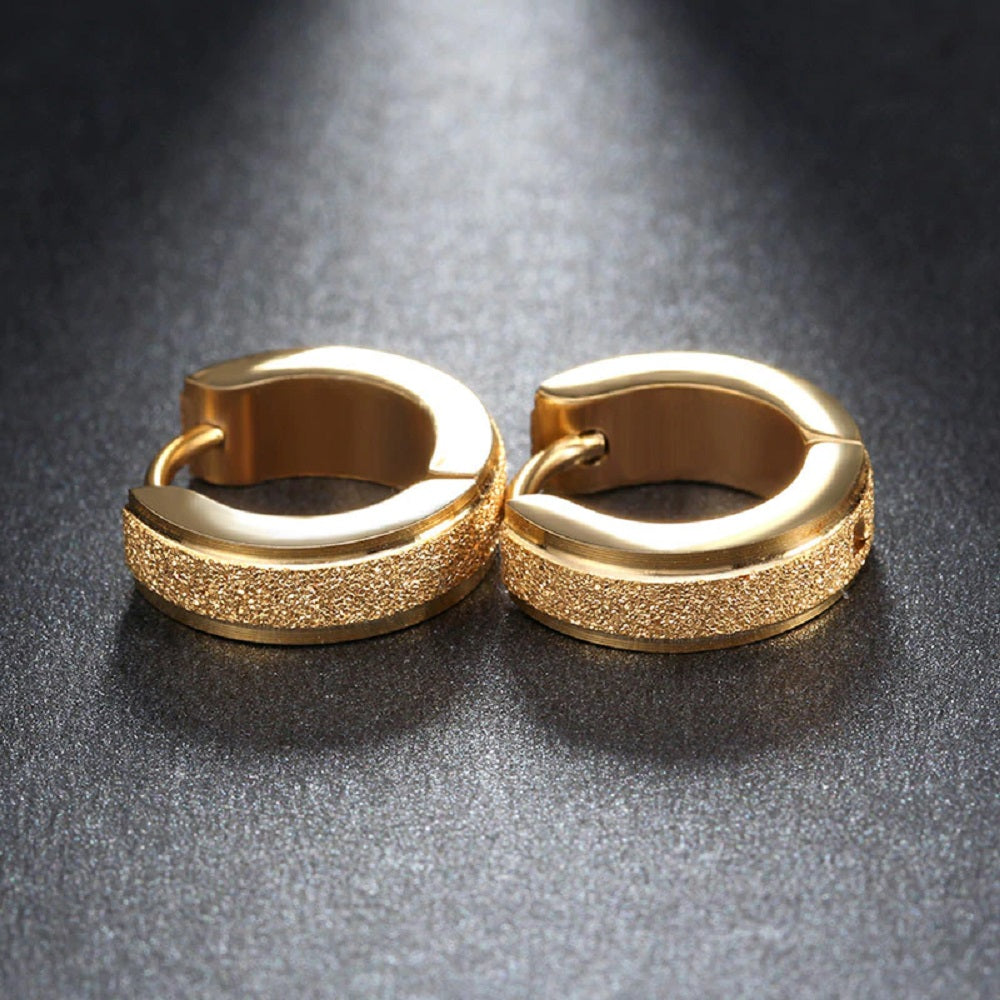 Gold & Silver Titanstahl Antiallergische Kleine Creolen | Shop Nory
