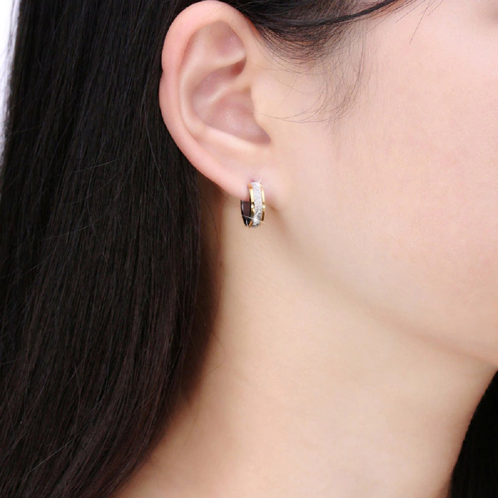 Gold & Silver Titanstahl Antiallergische Kleine Creolen | Shop Nory