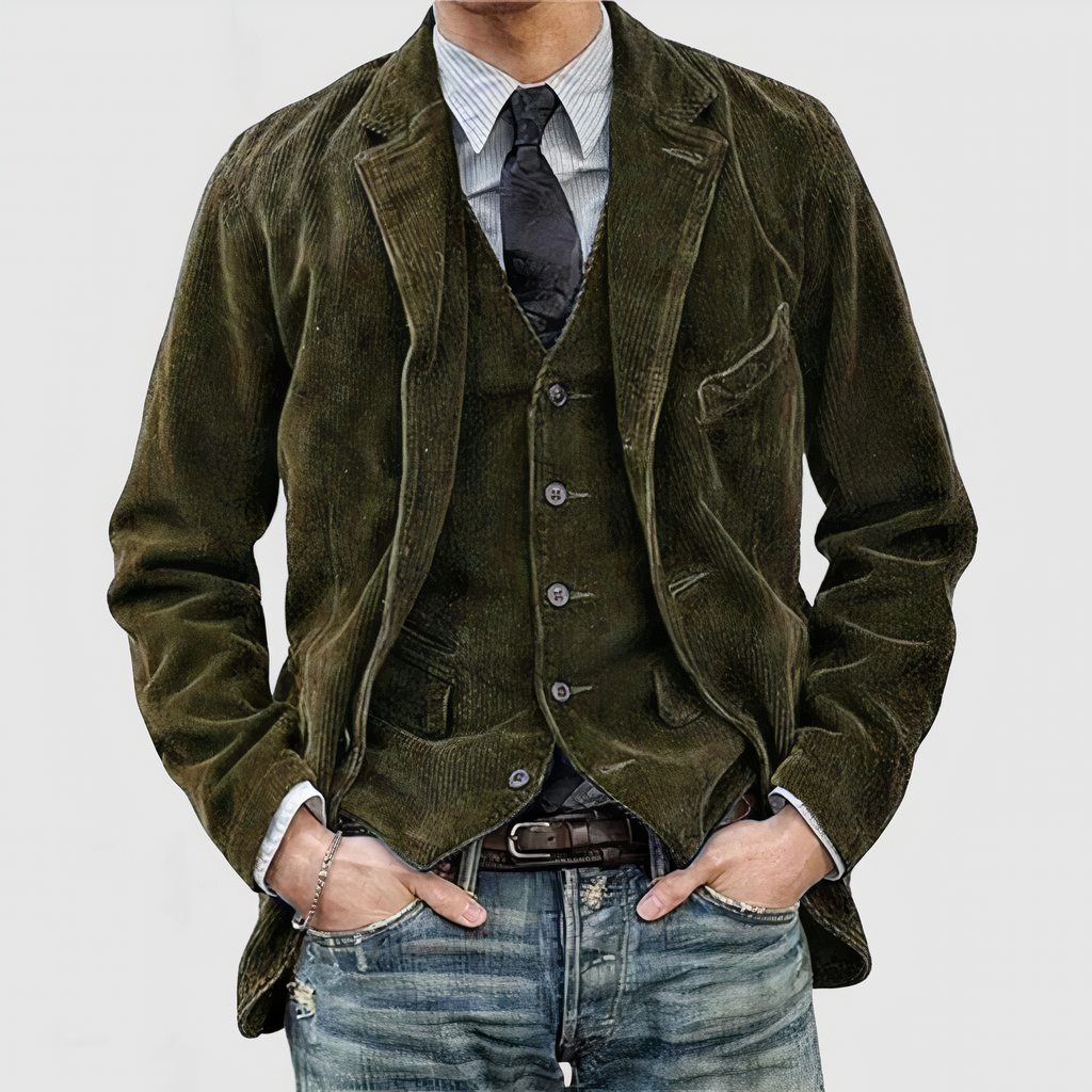 Lässige Cordjacket