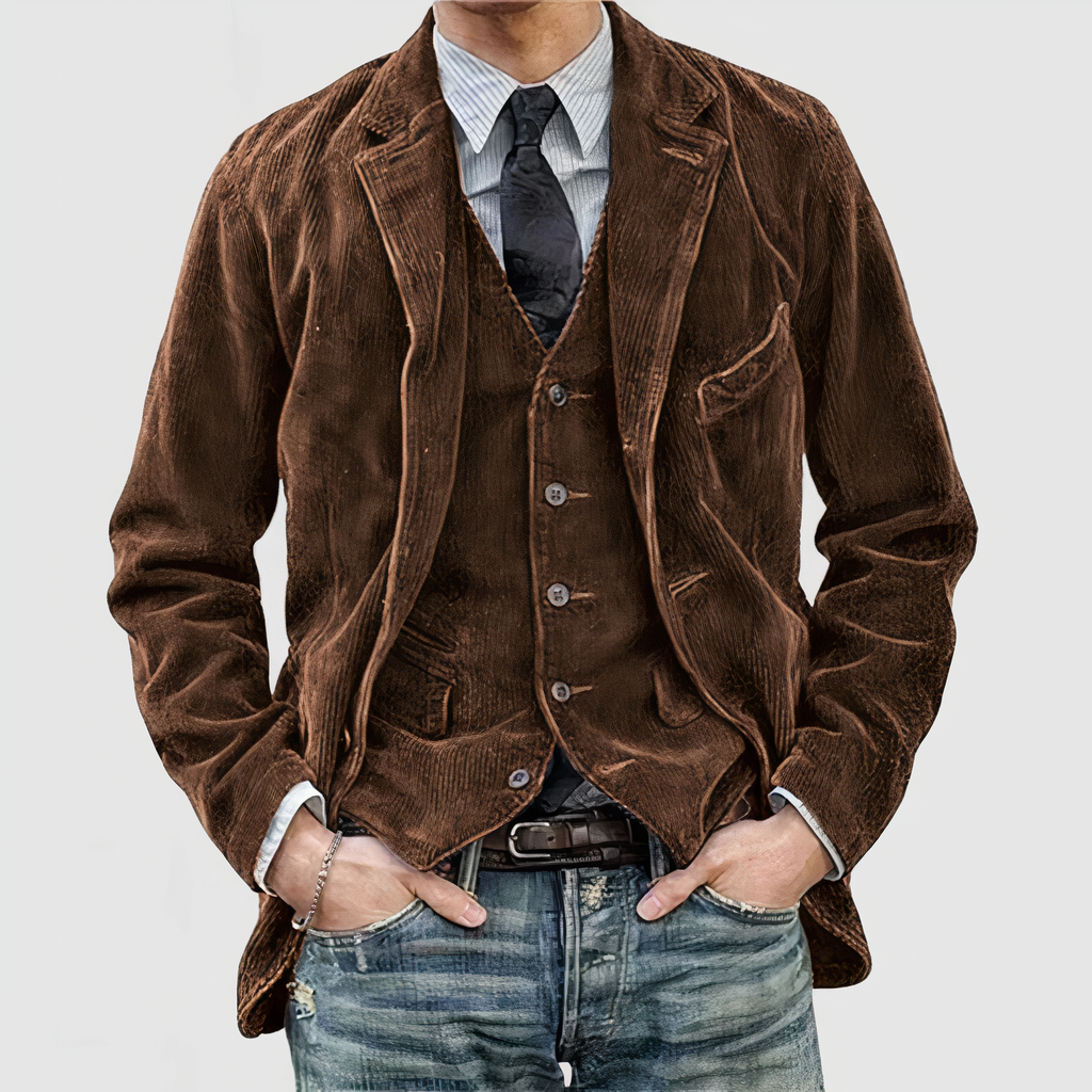 Lässige Cordjacket