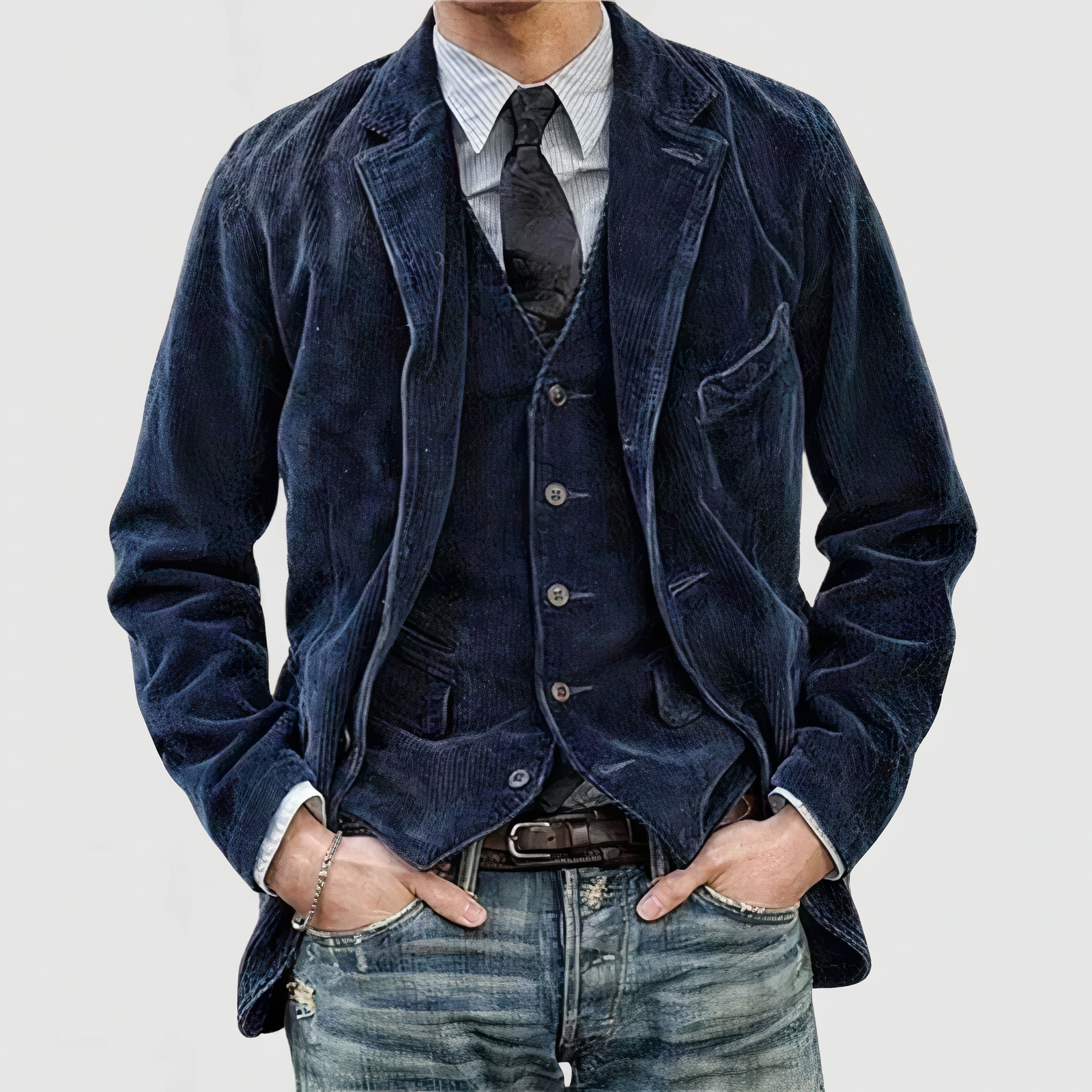 Lässige Cordjacket