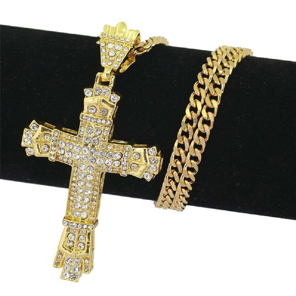 Luxus Infinity Strass Kreuz Anhänger & Halskette | Shop Nory