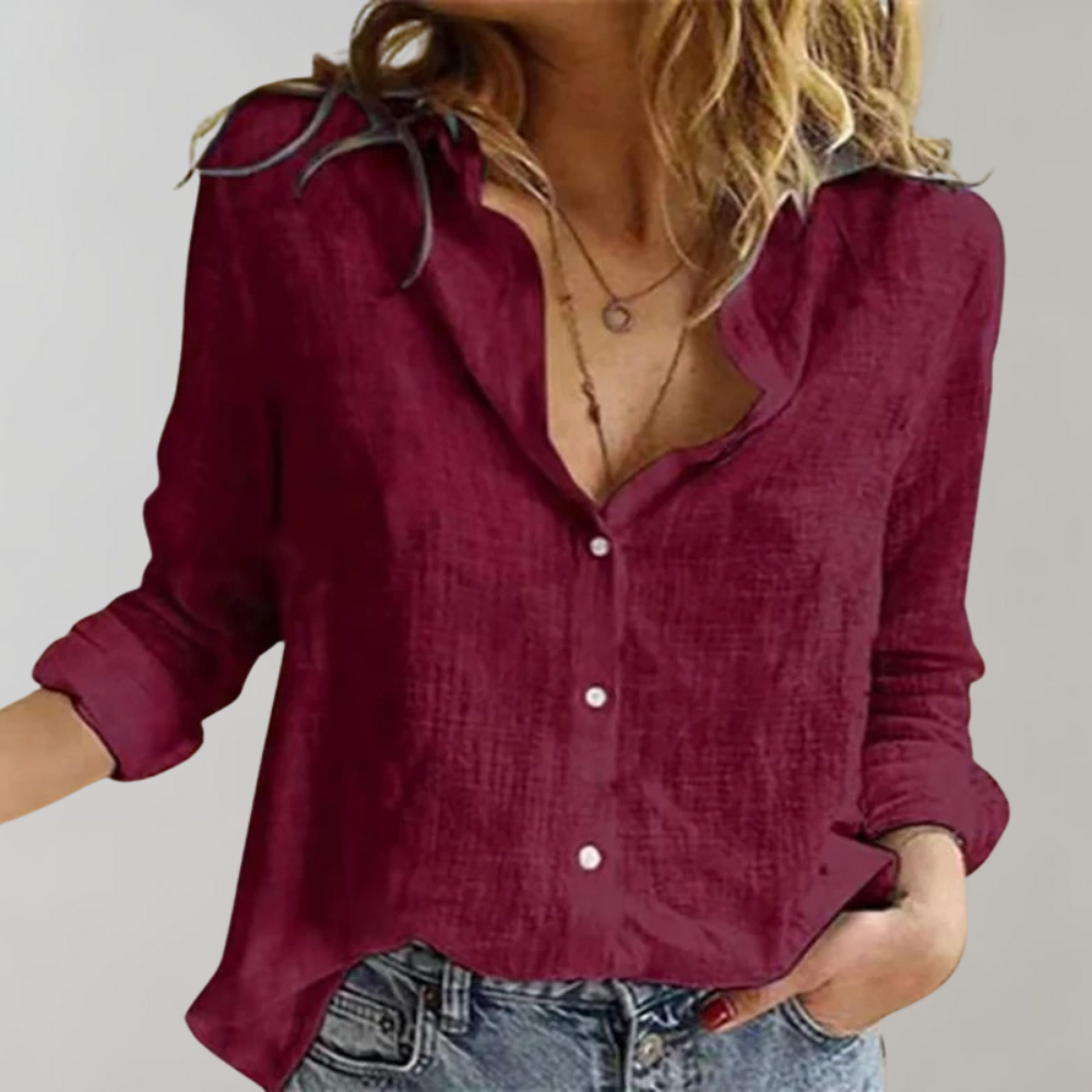 Shopnory | Zeitlose Baumwollbluse