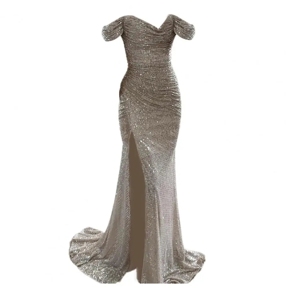Kleid Elegant Off-Shoulder Abendkleid