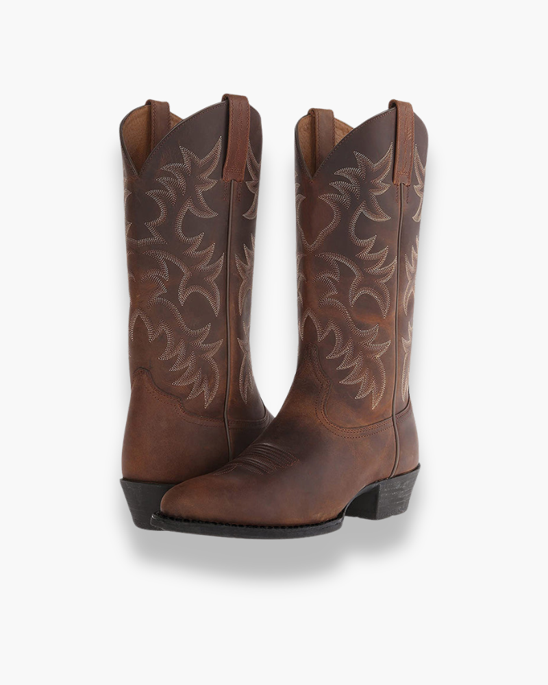 Cowboy Boots Damen - Schwarze Western Boots