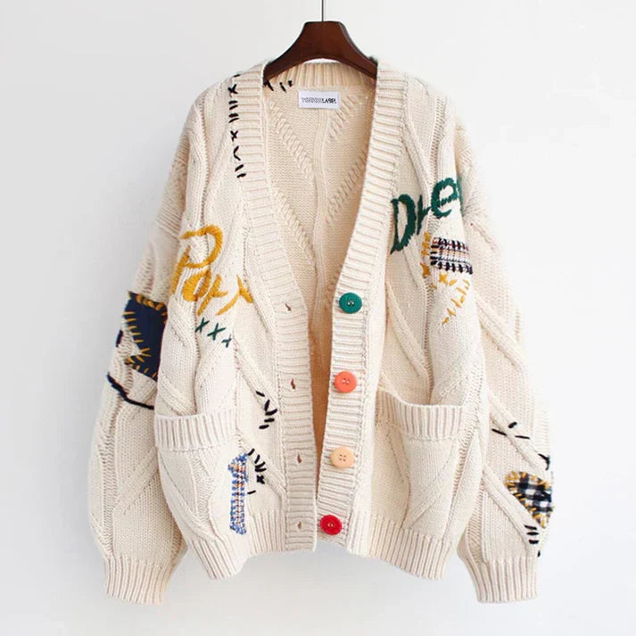 Weste mit Patchwork Akzenten