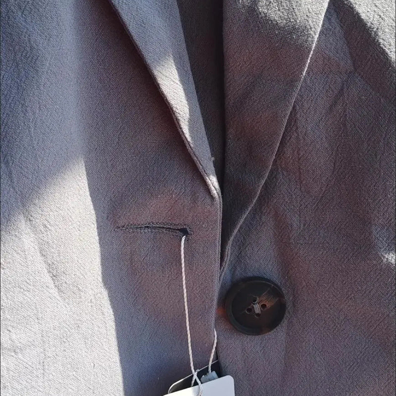 Daly Chic Minimalist Leinen Blazer