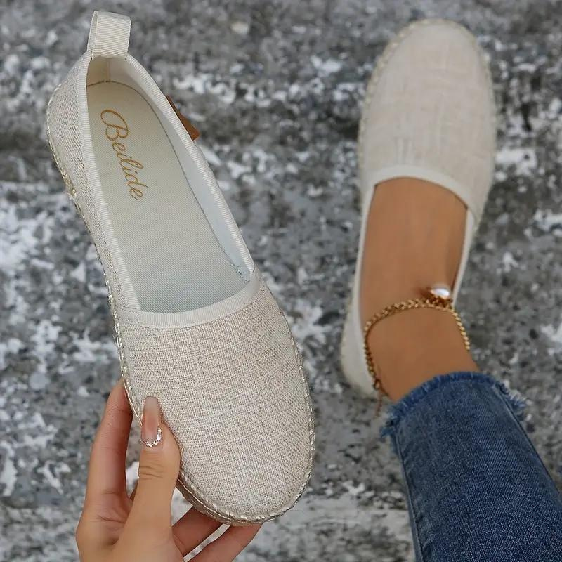 ShopNory | Espadrilles, Flach, Leicht, Segeltuchschuhe, Schuhe für Den Sommer