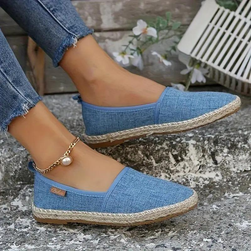 ShopNory | Espadrilles, Flach, Leicht, Segeltuchschuhe, Schuhe für Den Sommer