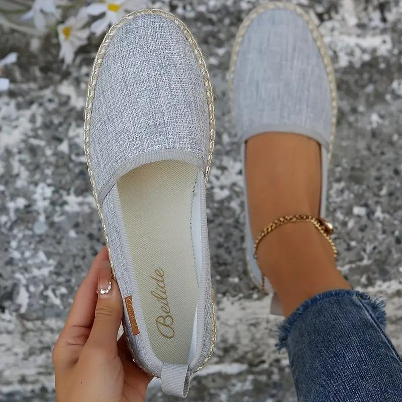 ShopNory | Espadrilles, Flach, Leicht, Segeltuchschuhe, Schuhe für Den Sommer