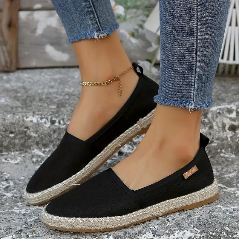 ShopNory | Espadrilles, Flach, Leicht, Segeltuchschuhe, Schuhe für Den Sommer
