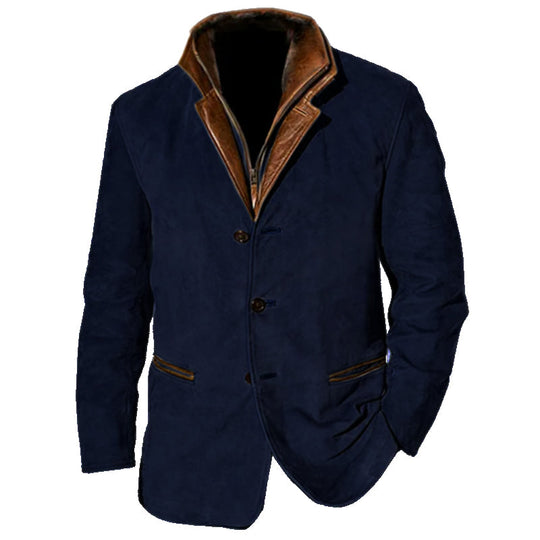 Klassische Weiche Wildlederjacke