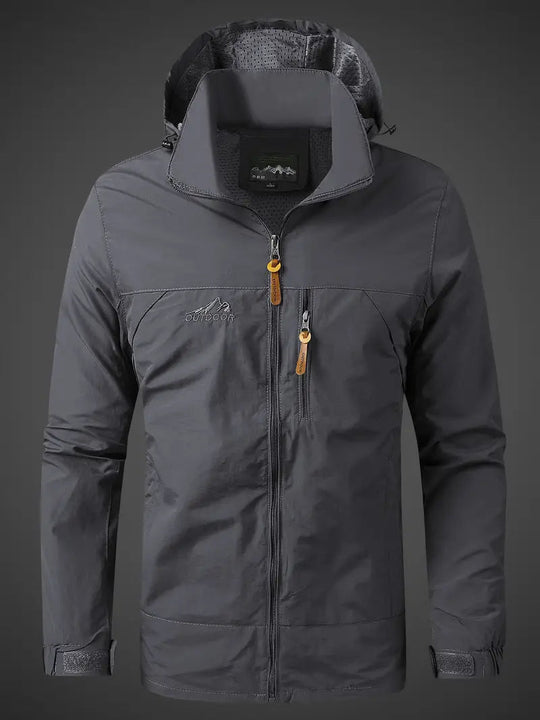 Wasserdichte Regenjacke für Herren - Funktional & Stilvoll