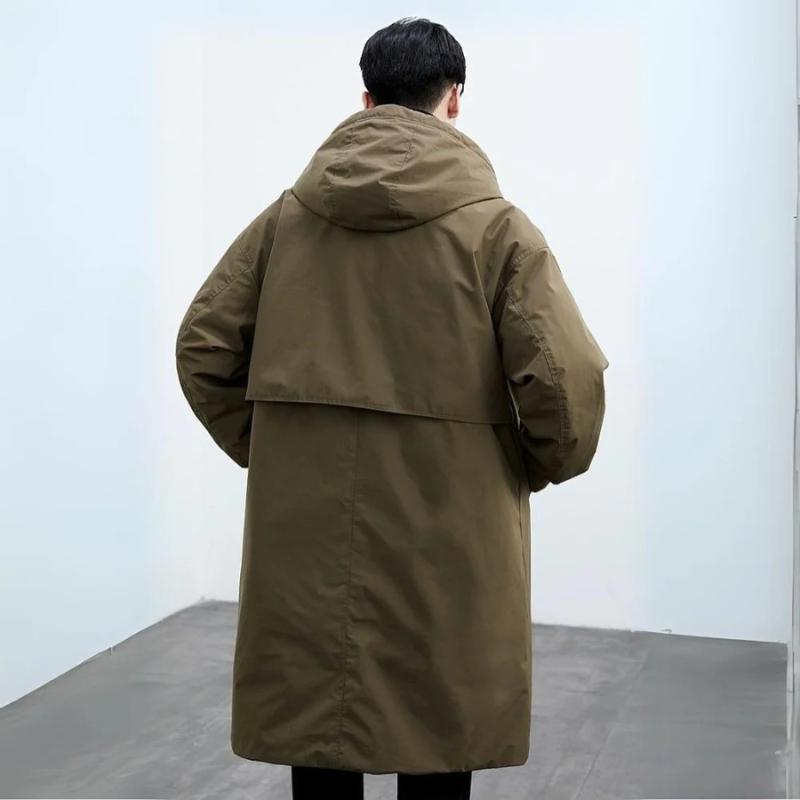 Herren Wasserdichter Trenchcoat - Stilvolles & Warmes Puffer-Design