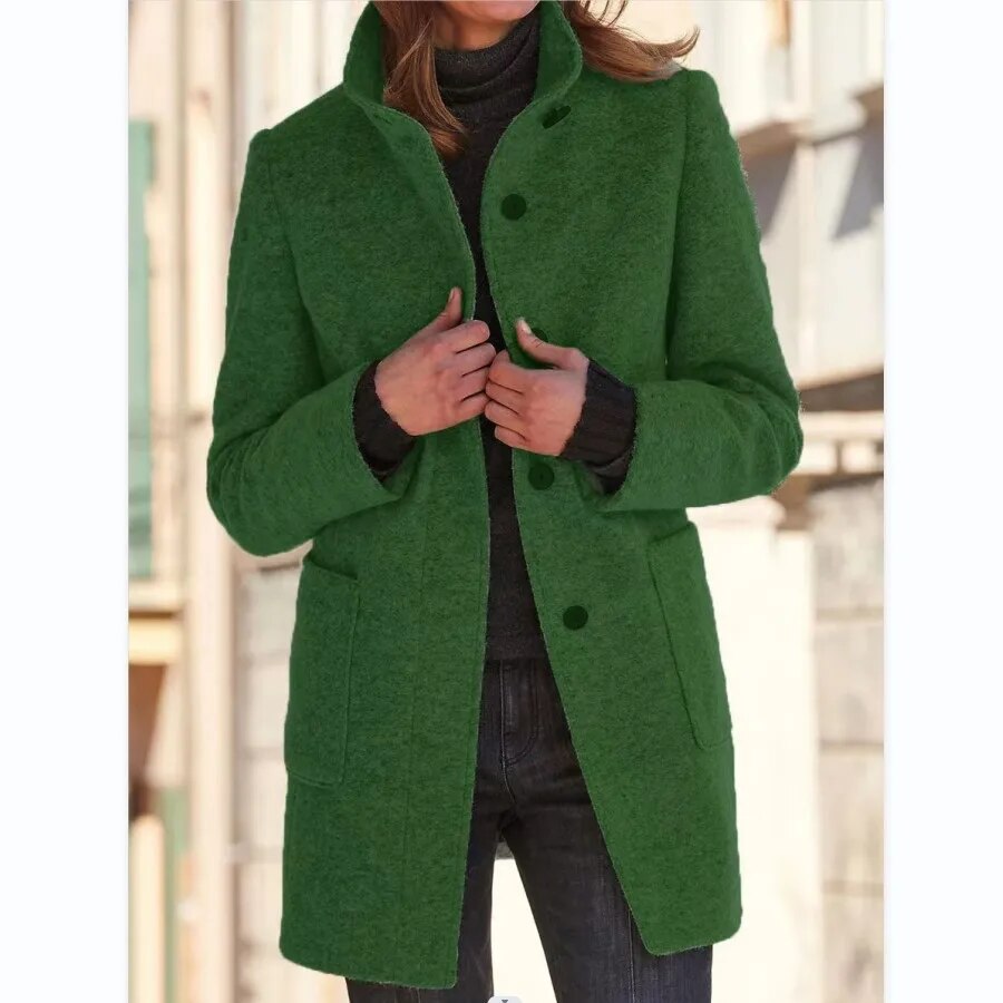 Wintermantel aus Wolle