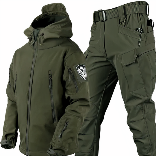 Militärjacke und Hose Set