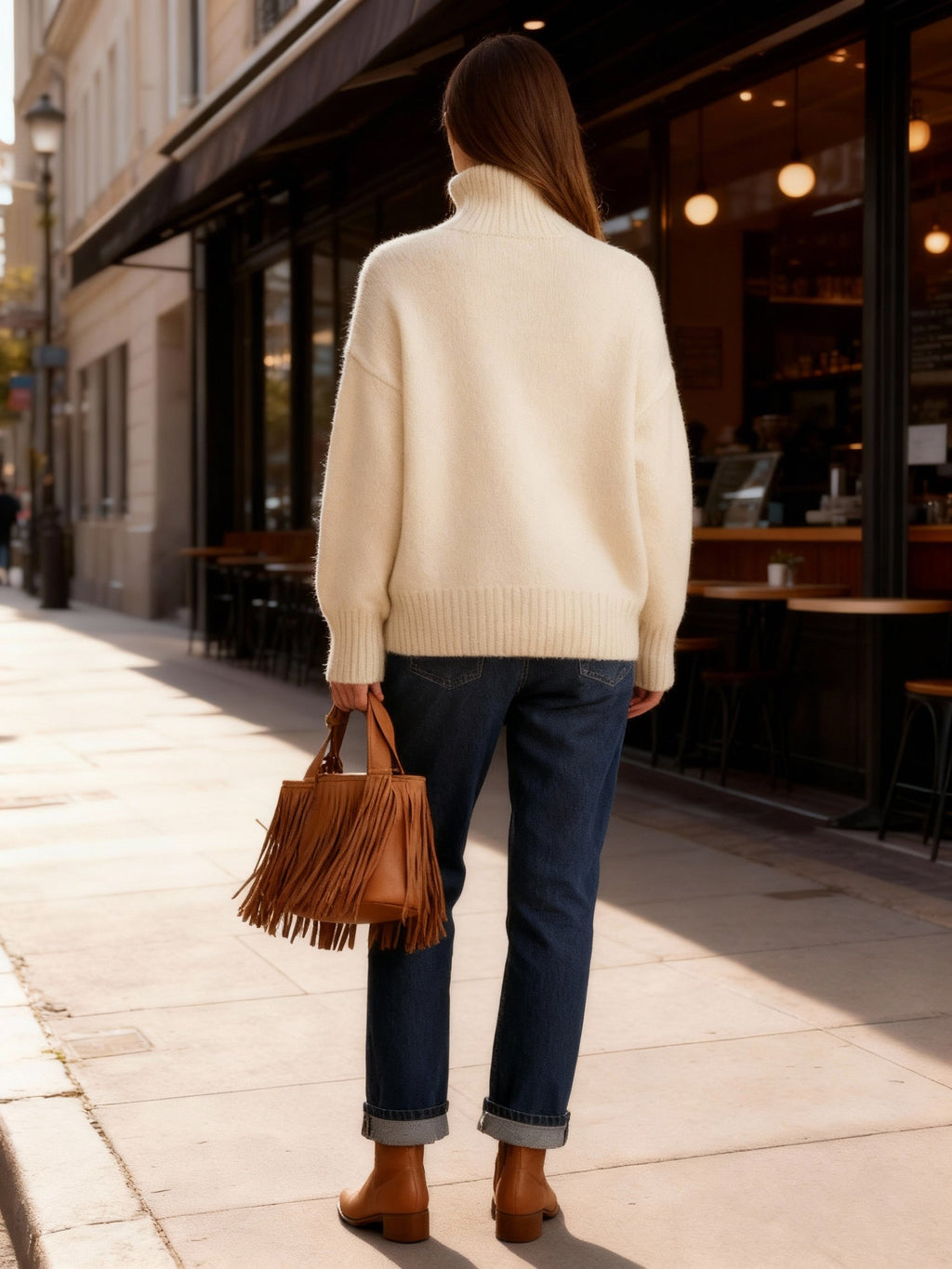 Damen Rollkragenpullover Linea | ShopNory