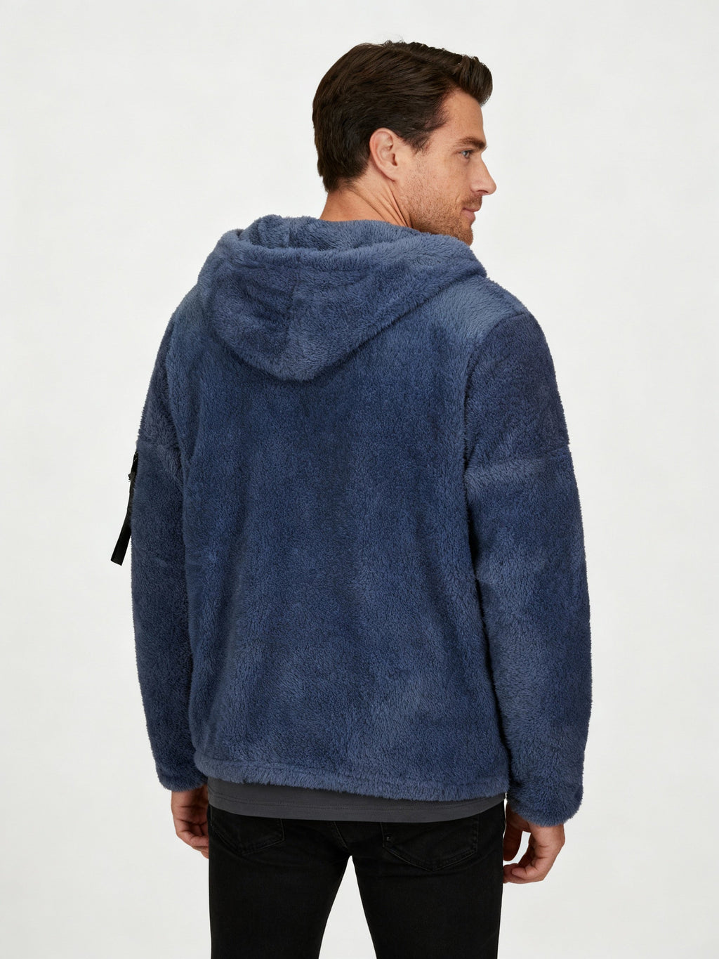 Schwere Fleece Winterjacke