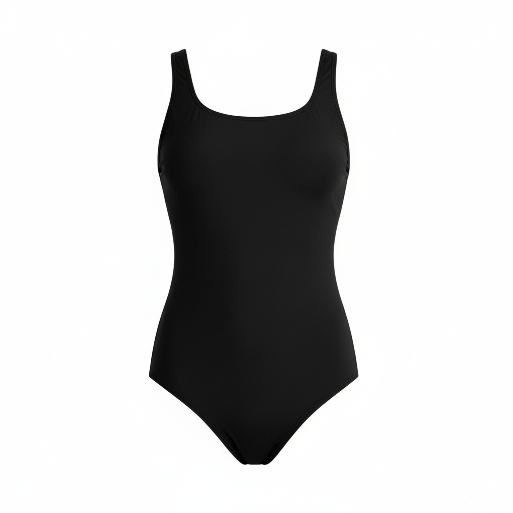 Einteiliger Sport-Badeanzug mit Ombre-Design
