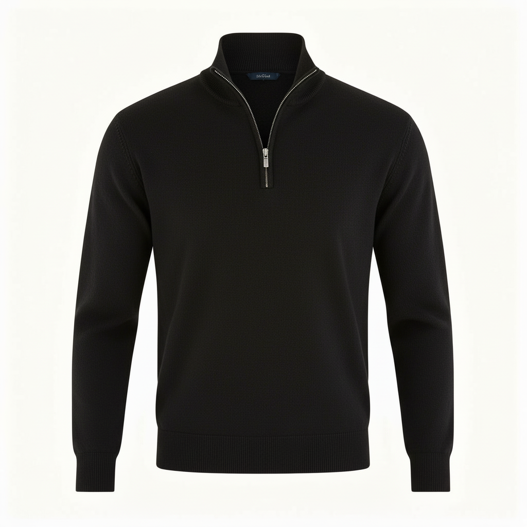 Eleganter Merino Komfort Pullover Damen Reißverschluss Moderne Strickware | Shop Nory