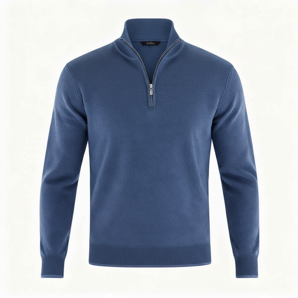 Eleganter Merino Komfort Pullover Damen Reißverschluss Moderne Strickware | Shop Nory