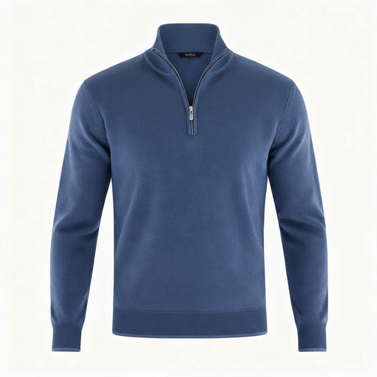 Eleganter Merino Komfort Pullover Damen Reißverschluss Moderne Strickware | Shop Nory