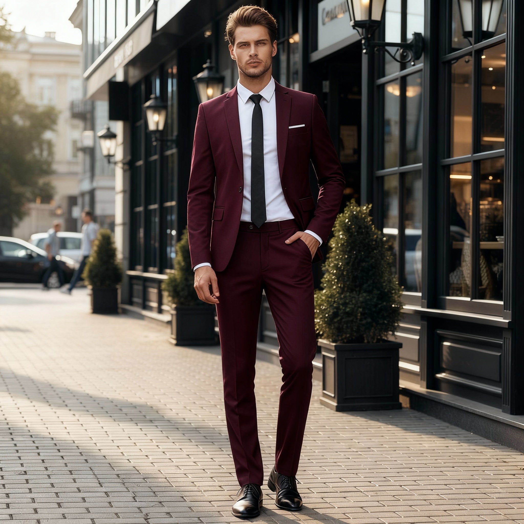 ShopNory | Herren Business Anzug 2-teilig – Sakko & Hose