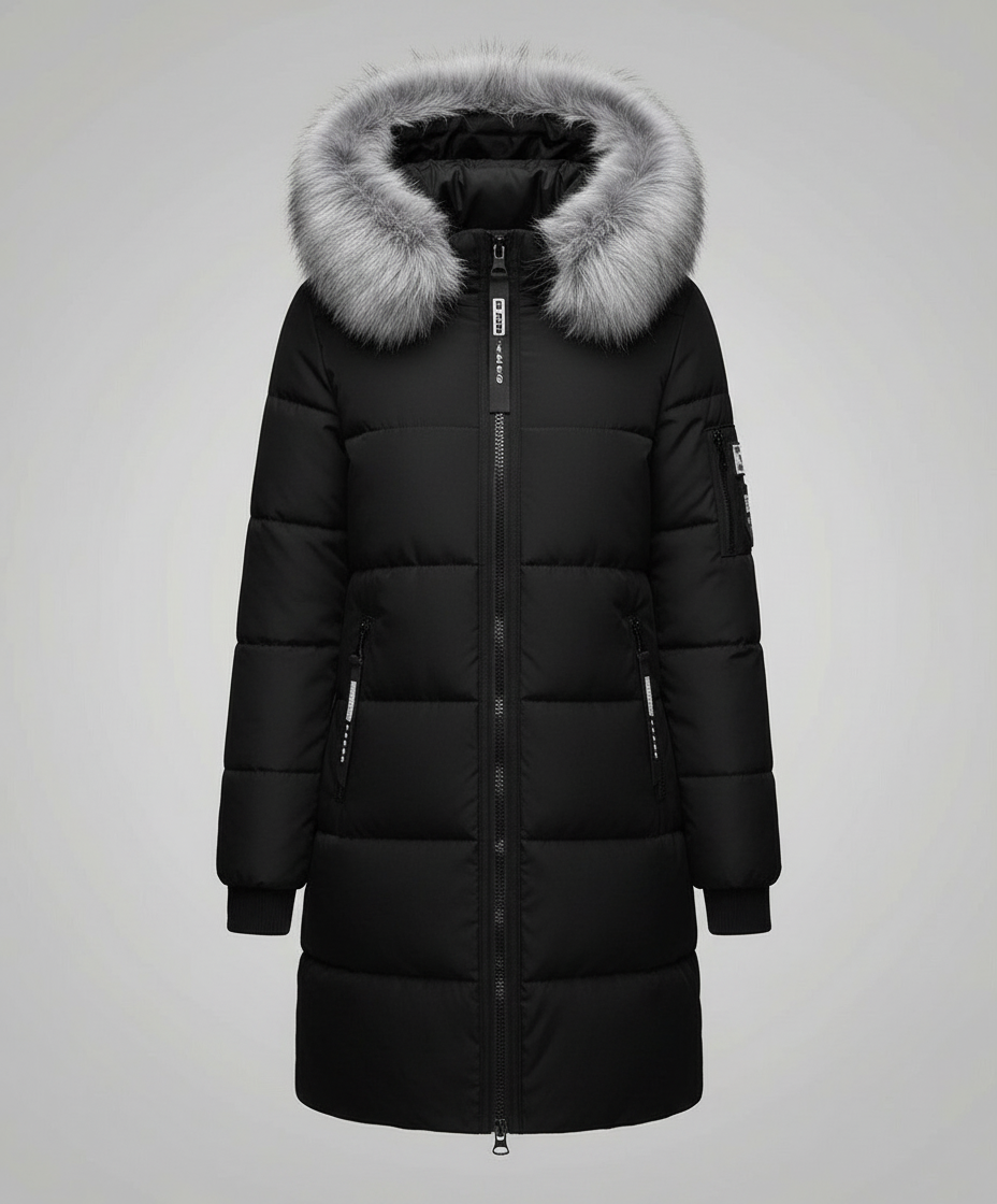 Winddichter Damen Puffermantel Warm