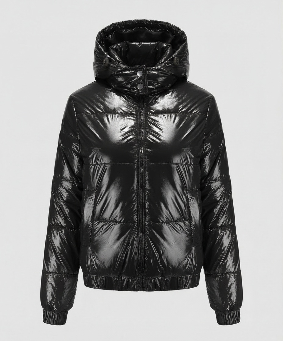 Hochglänzende Damen Steppjacke | Shop Nory