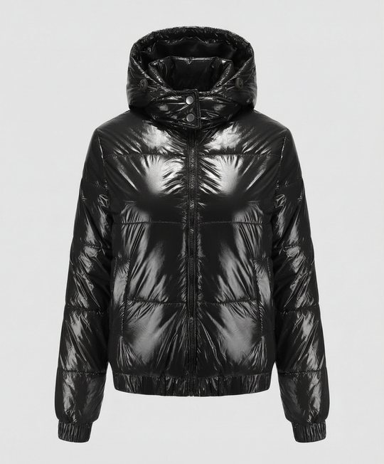 Hochglänzende Damen Steppjacke | Shop Nory