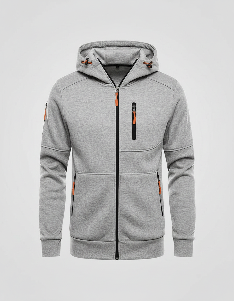 Herren Hoodie Mit Reißverschluss