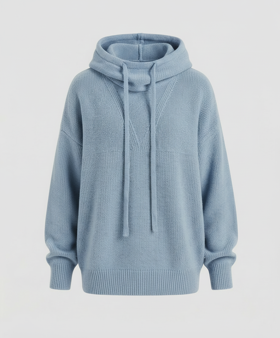Lässiger, stilvoller Pullover mit Stapelkragen | Shop Nory