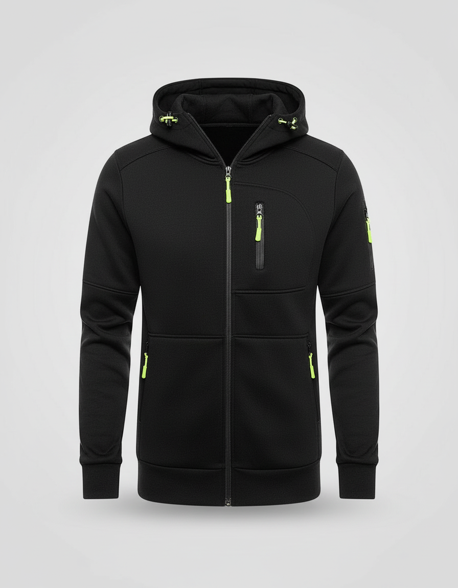 Herren Hoodie Mit Reißverschluss