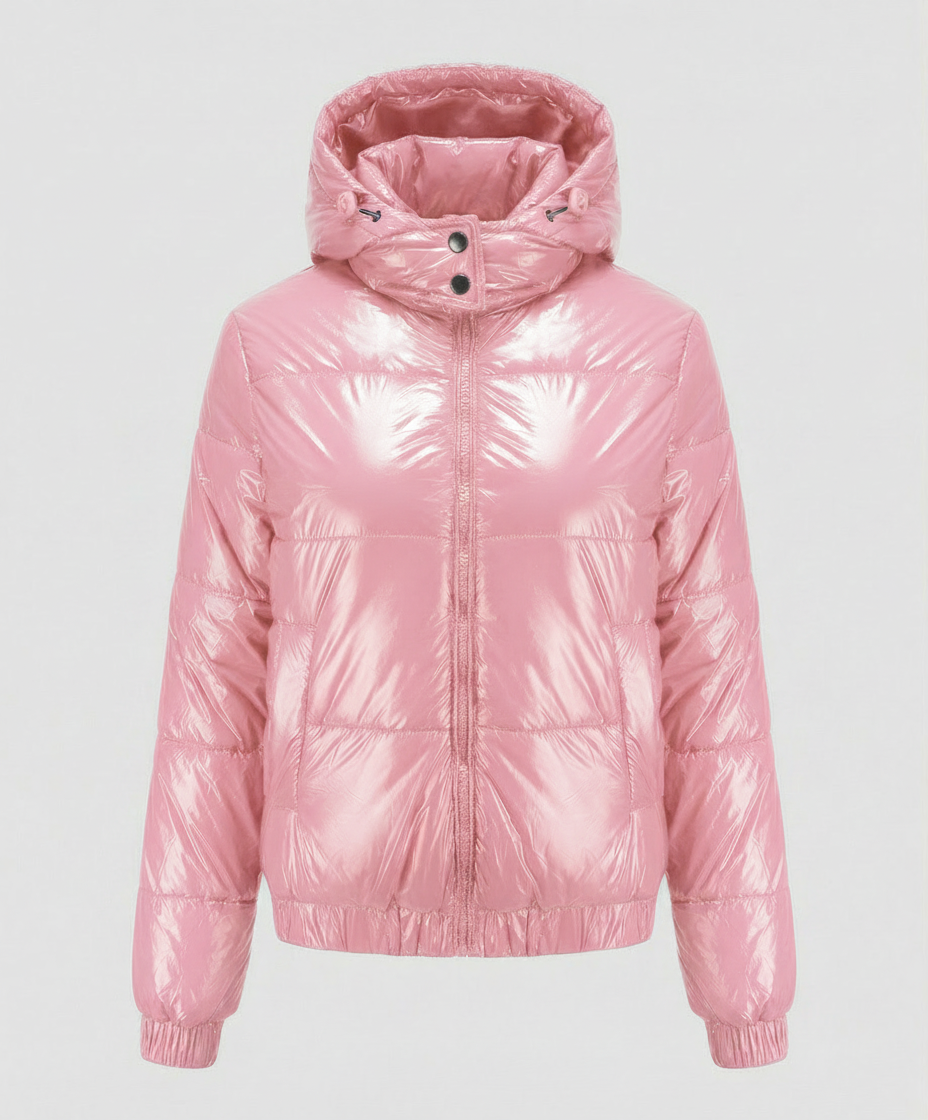Hochglänzende Damen Steppjacke | Shop Nory