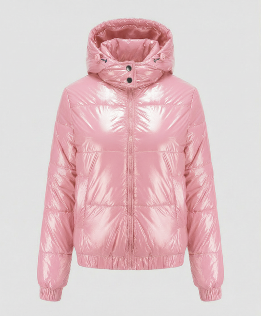 Hochglänzende Damen Steppjacke | Shop Nory