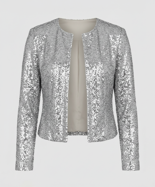 Elegante Glitzerjacke Damen Abend