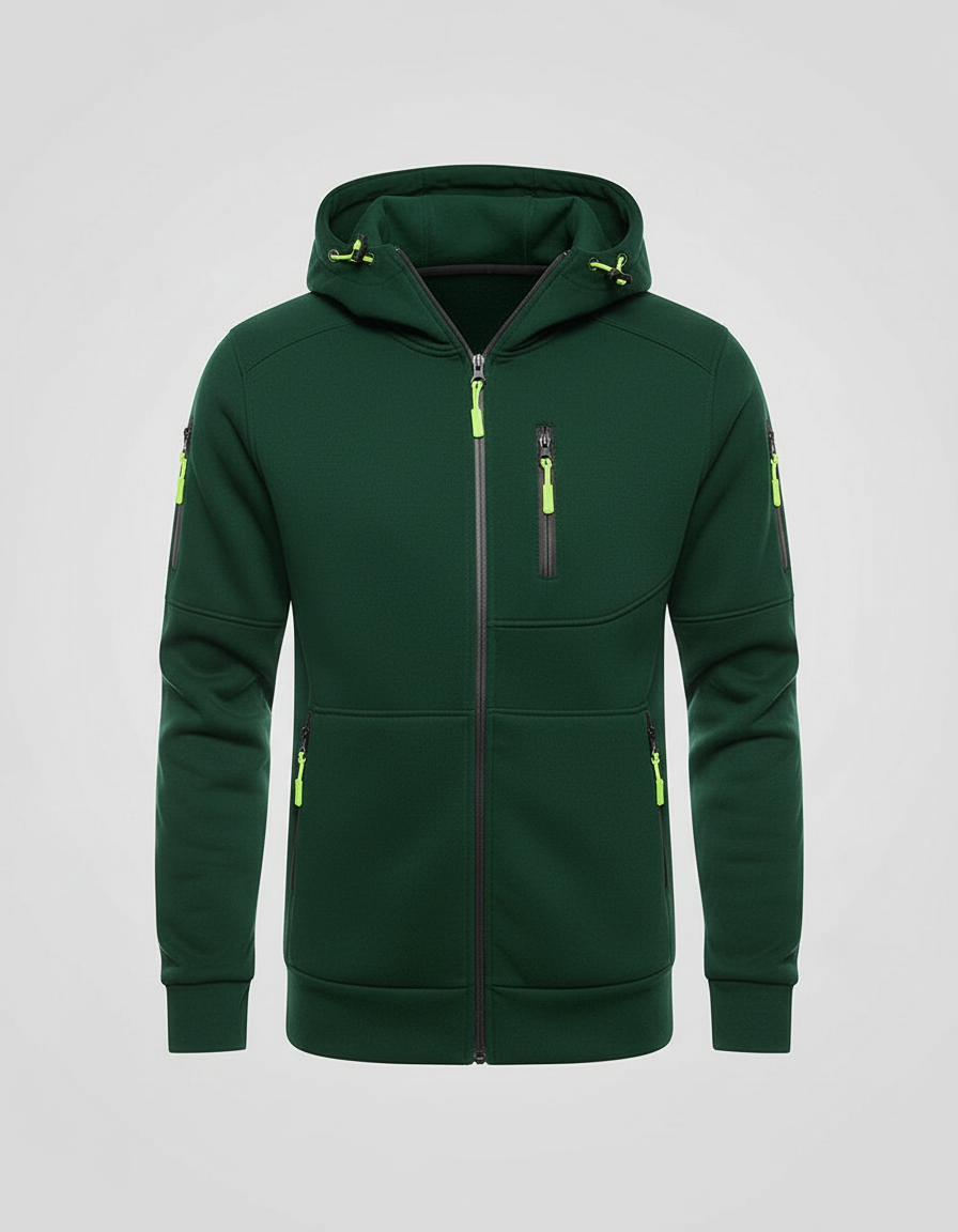 Herren Hoodie Mit Reißverschluss
