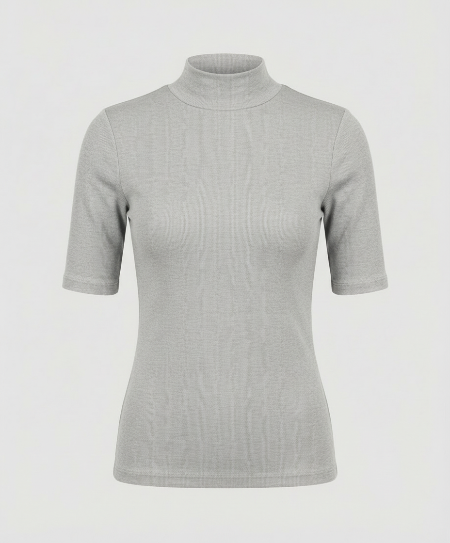 Feinstrick Nahtloser Rollkragenpullover Damen