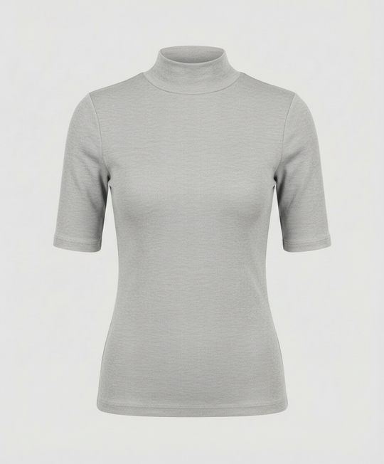 Feinstrick Nahtloser Rollkragenpullover Damen