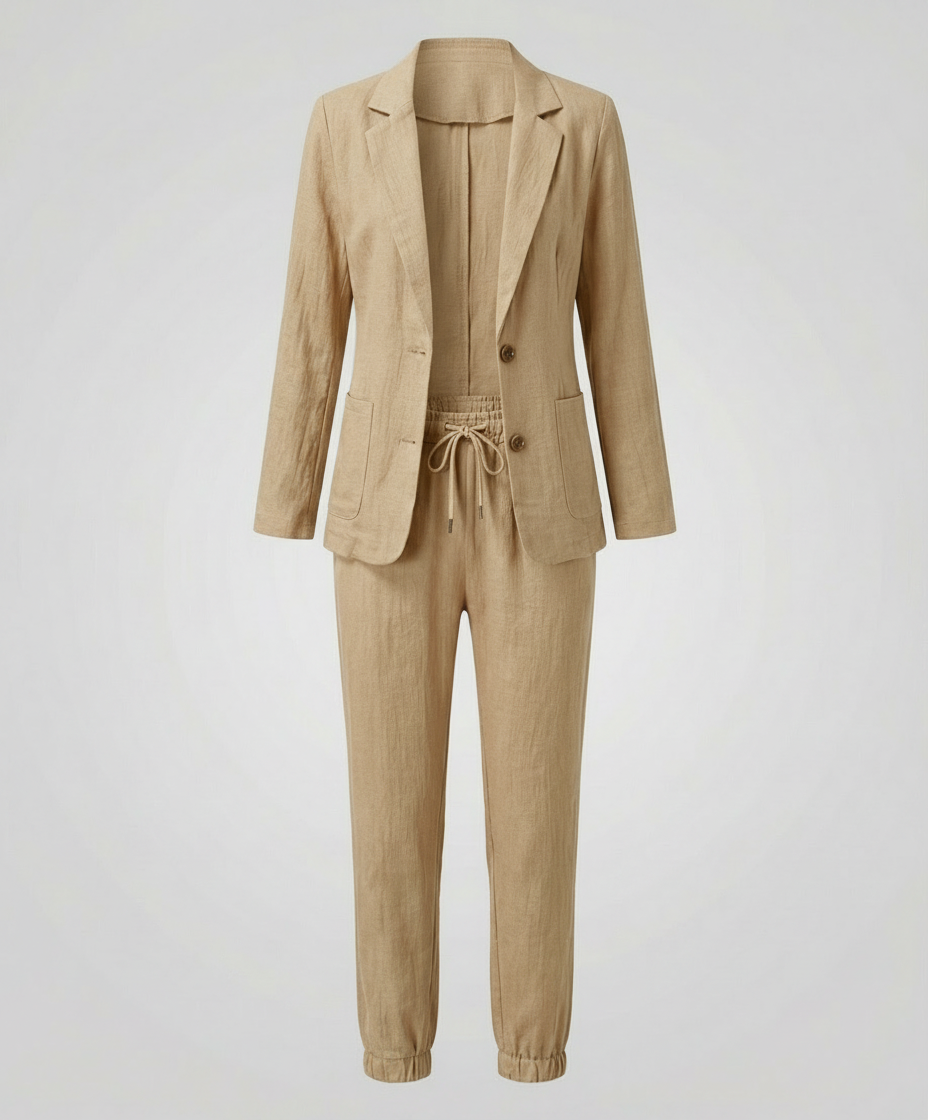 Elegantes Blazer Jogger Damen Set | Heidi-Mode
