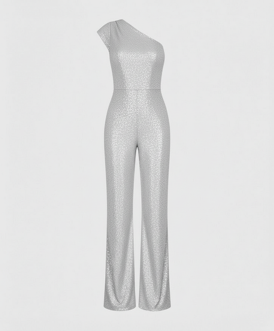 Moderner Pailletten Jumpsuit Damen