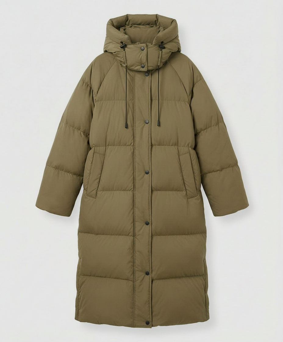 Lange Pufferjacke Damen Winter | Heidi-Mode