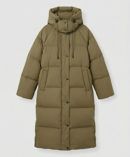 Lange Pufferjacke Damen Winter | Heidi-Mode